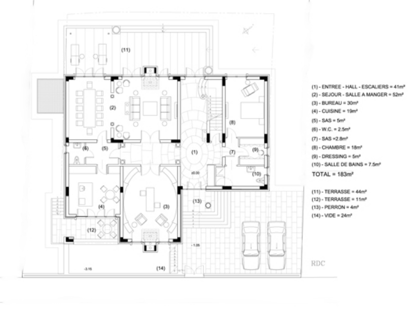 Villa Plesea - Bucharest
Romania, Dragan Architecture, 2007 Paris